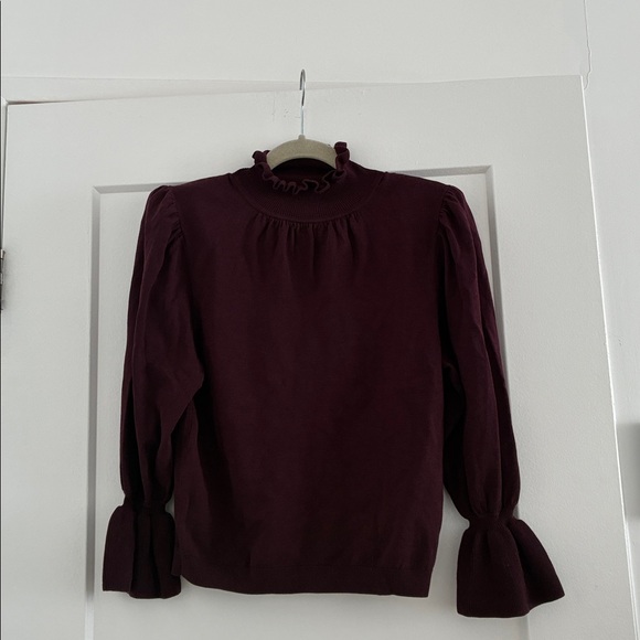 BA&SH SINTO RUFFLE SWEATER - Picture 2 of 7